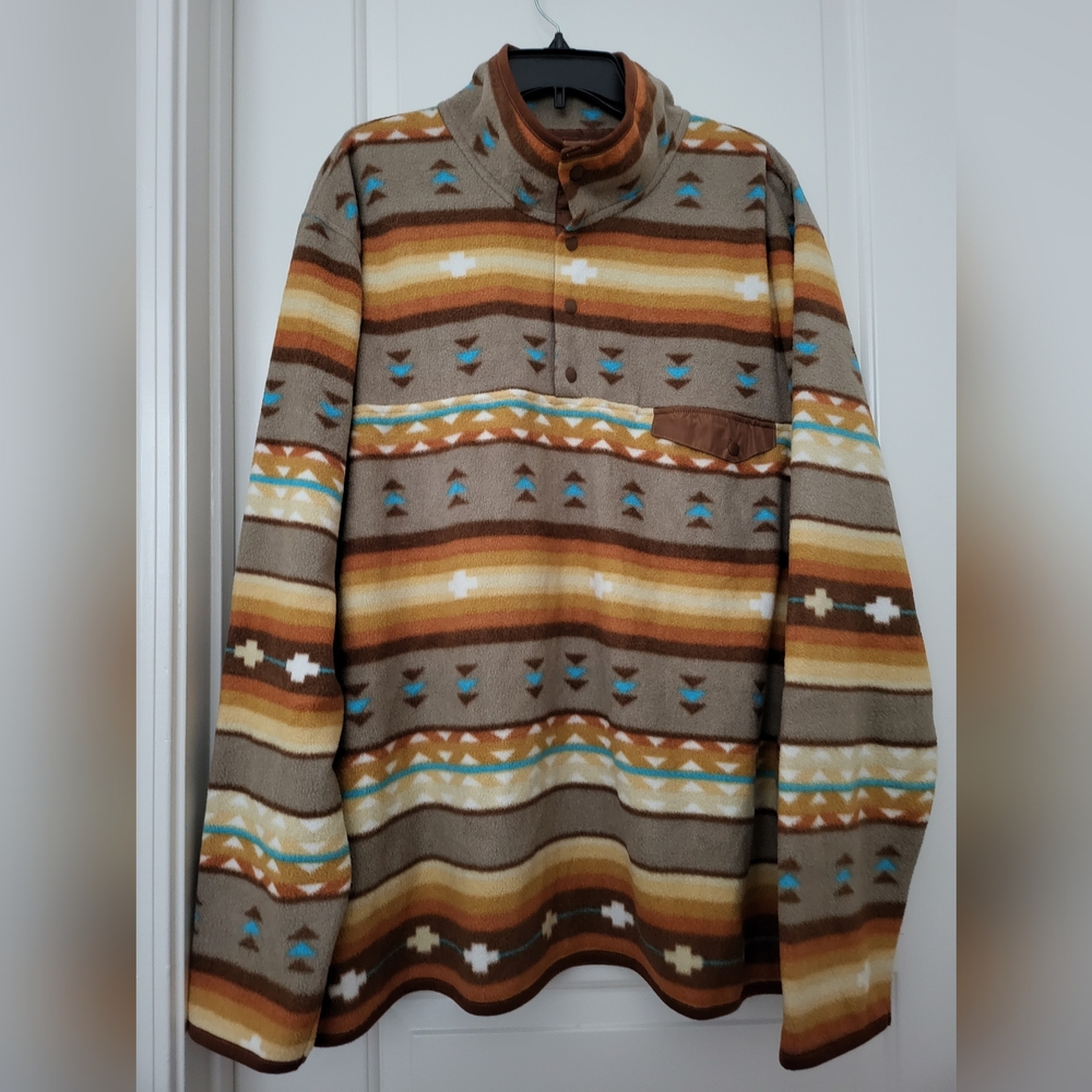 Cabin Fever By Ramatex Cozy Fleece Pullover Size XXL.